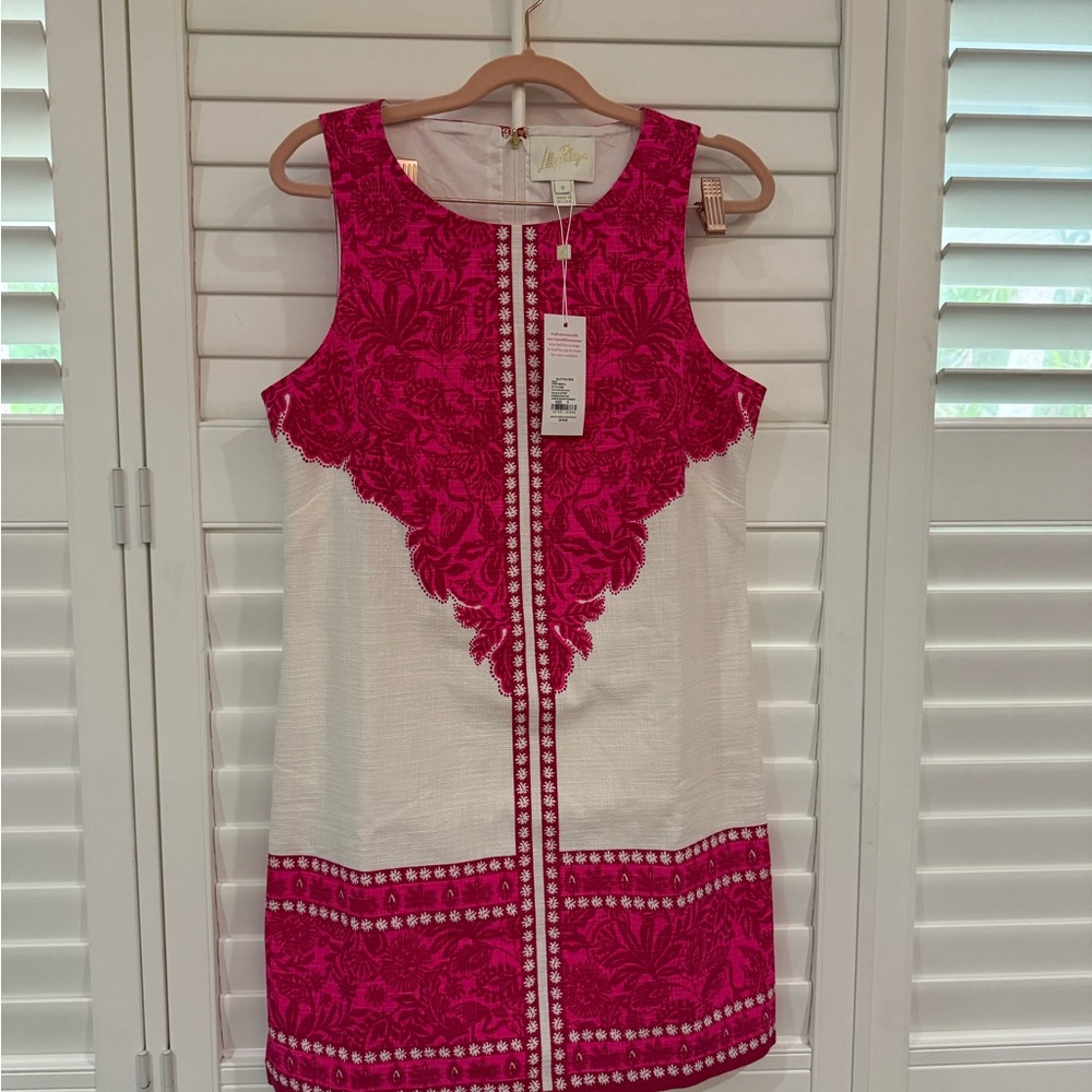 Lilly Pulitzer Pink and White Dress